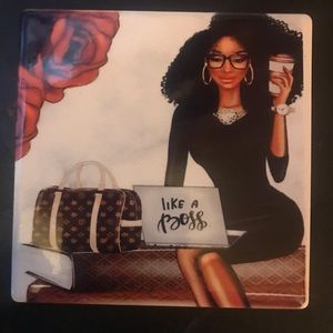 Like a boss 15oz mug and coaster set